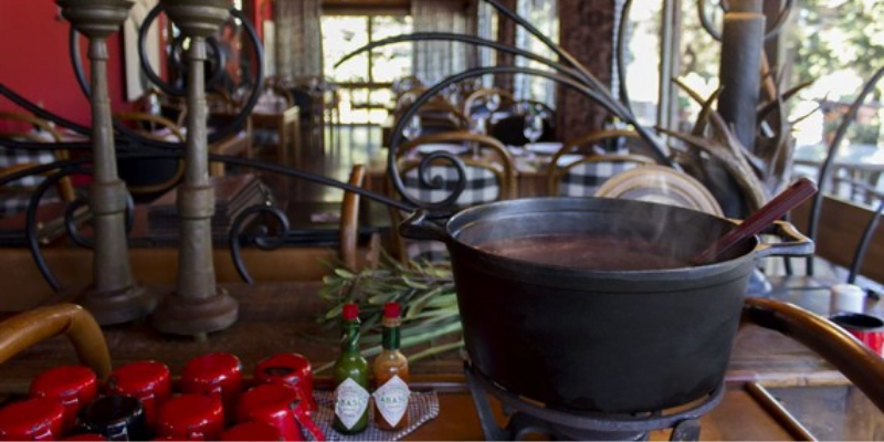 fondue no El Fuego em Gramado