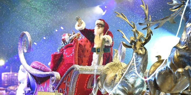 Papai Noel no Natal Luz em Gramado